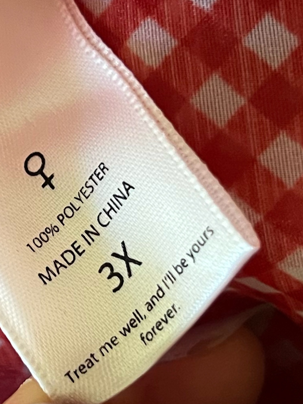 Selkie Red The Baby Gingham Favourite Skirt Size 3X - Picture 10 of 10